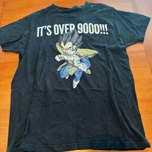 Ripple Junction Dragon-ball  Z Vegeta It’s Over 9000 T-Shirt Size Men’s Large
